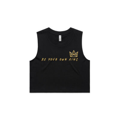 Ladies Sleeveless Crop - King Thumbnail