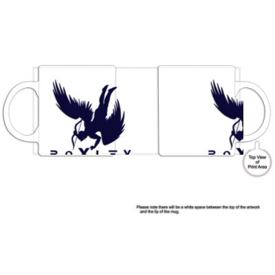 Blue Falling Angel Mug Thumbnail
